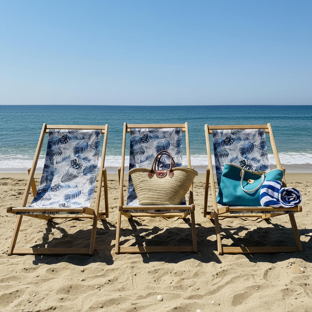 El Yapımı Ahşap Katlanır Plaj Sandalyesi