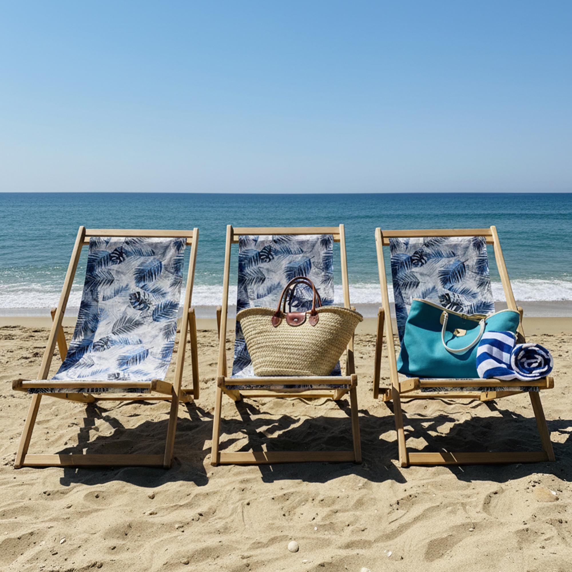 El Yapımı Ahşap Katlanır Plaj Sandalyesi