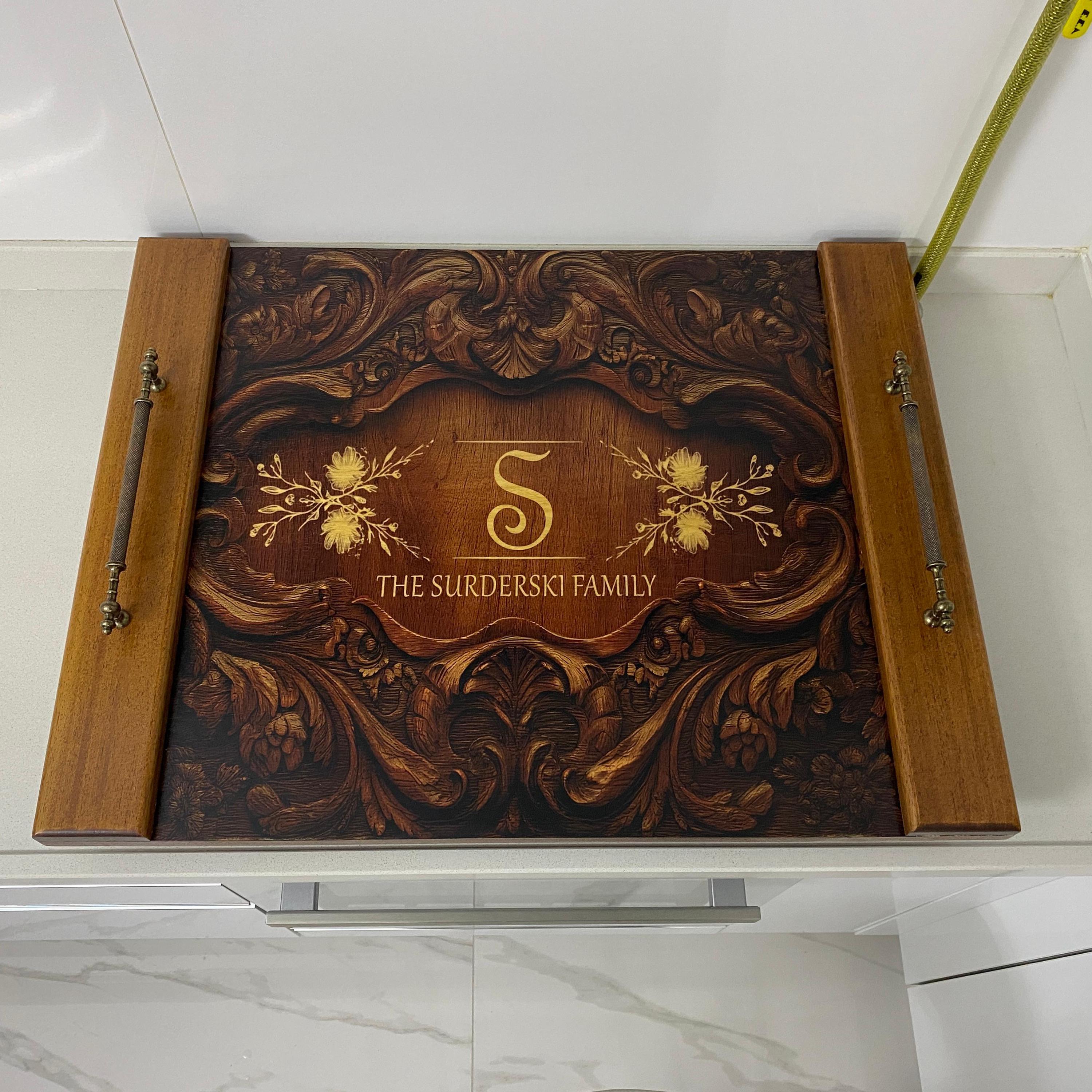 Kişiye Özel Ahşap Ocak Kapağı