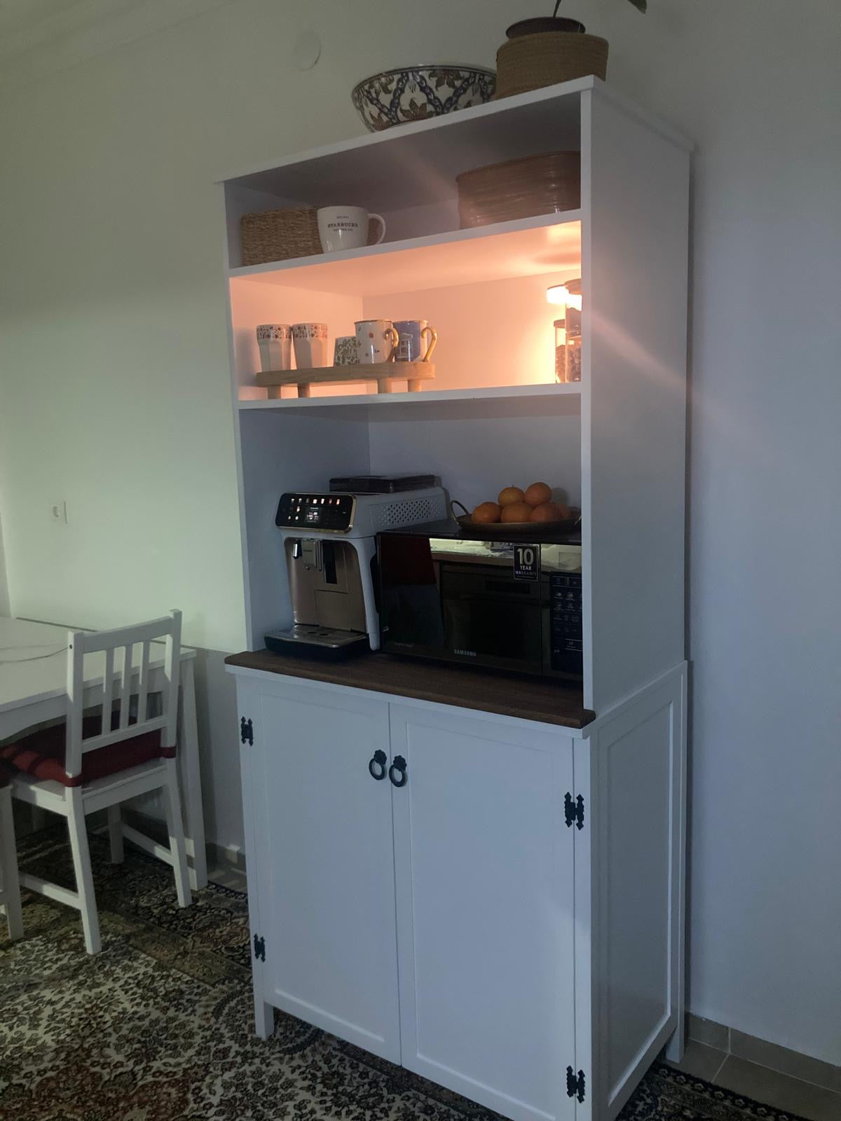 Kişiye Özel Tasarım Modern Masif Kahve Dolabı