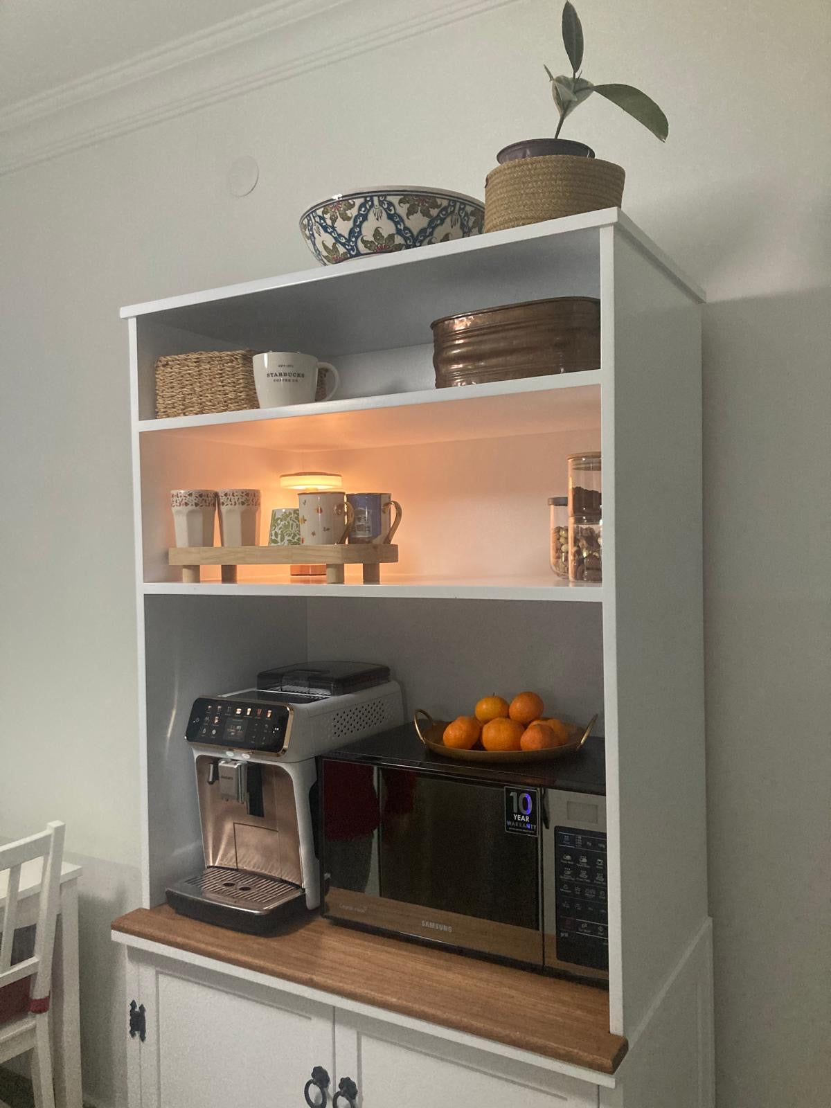 Kişiye Özel Tasarım Modern Masif Kahve Dolabı