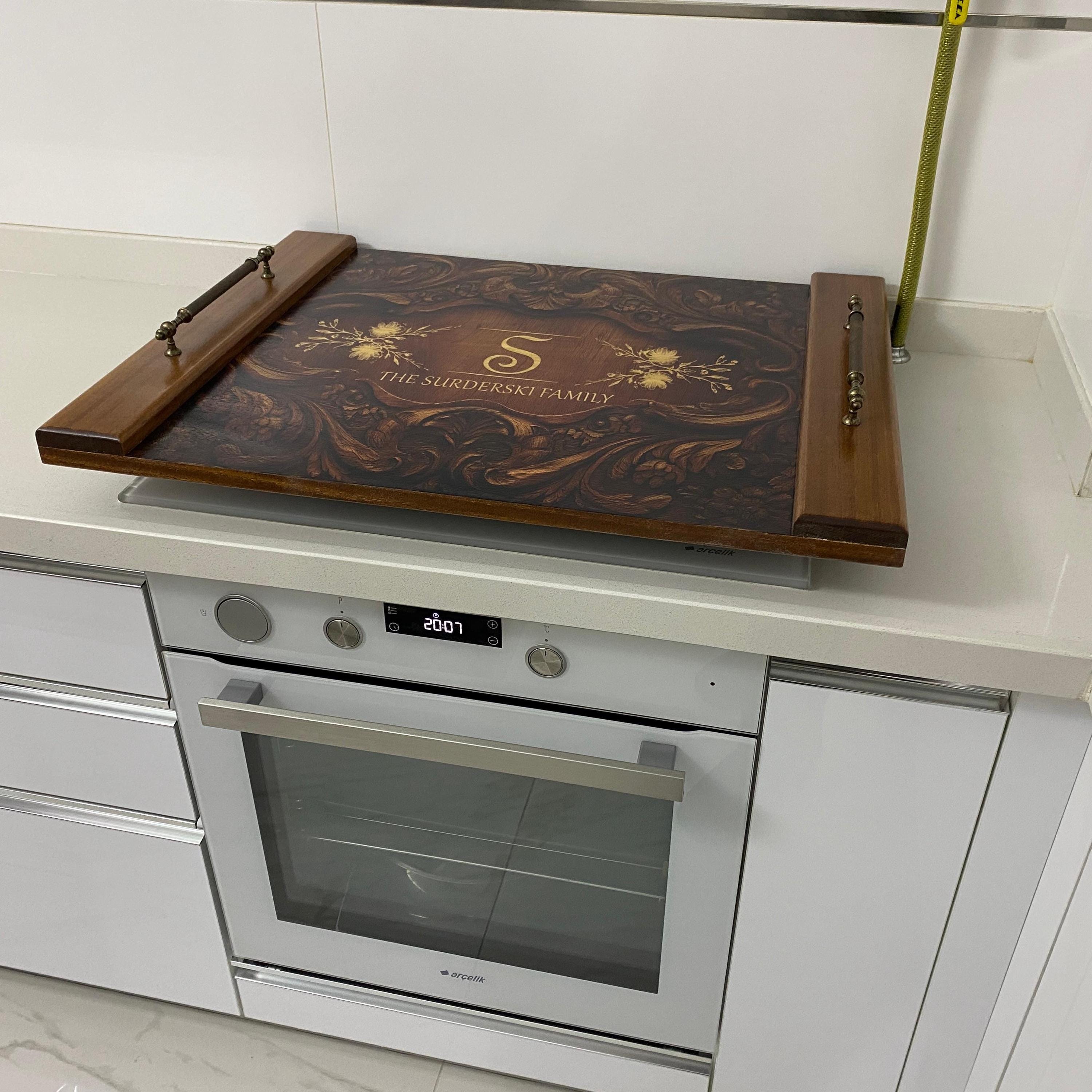 Kişiye Özel Ahşap Ocak Kapağı