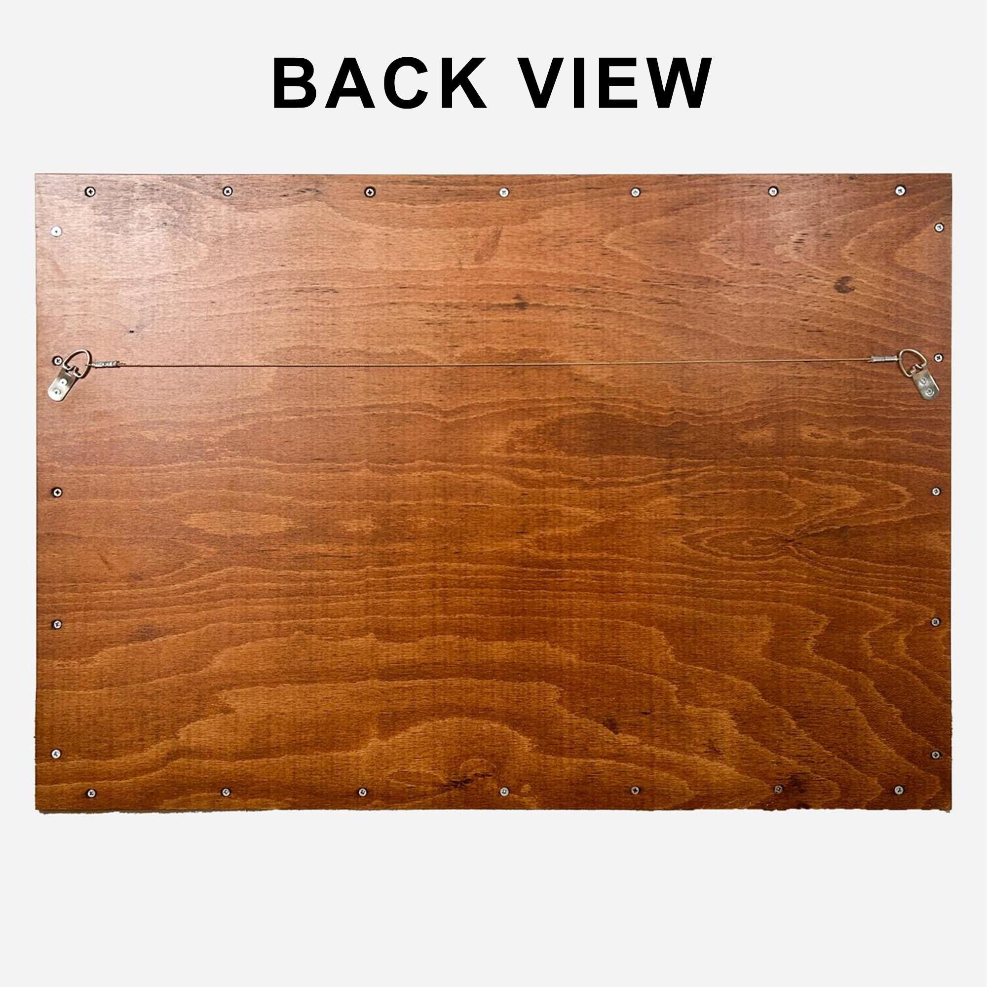 El Yapımı Ahşap Çerçeveli Ayna