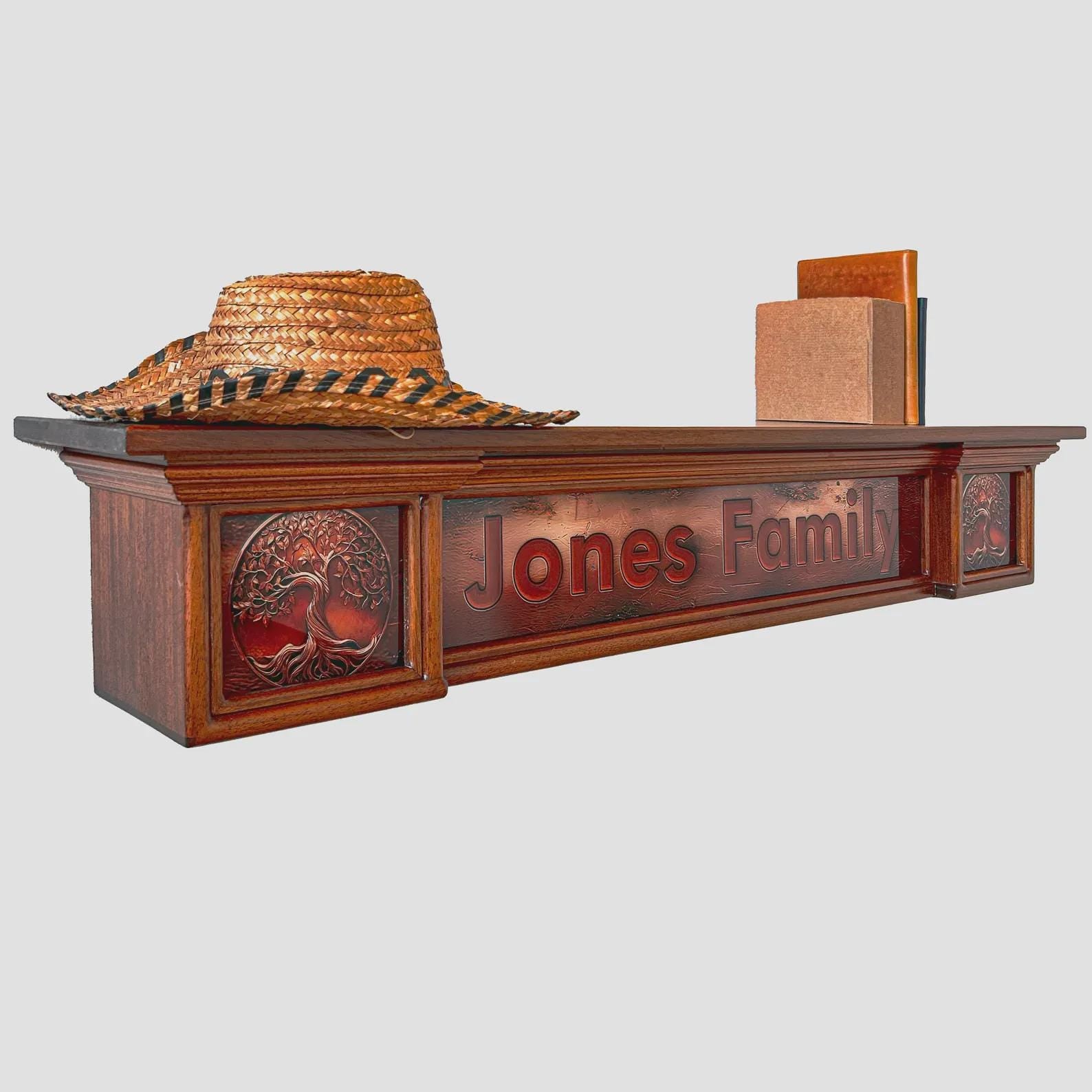 Ayous Ahşap Duvar Rafı (Yüzer Raf)