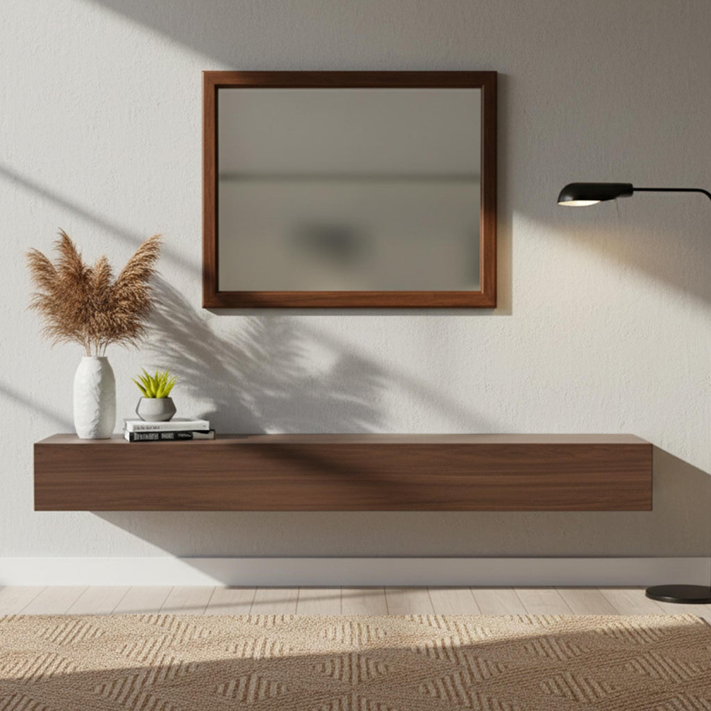 El Yapımı Ahşap Çerçeveli Ayna