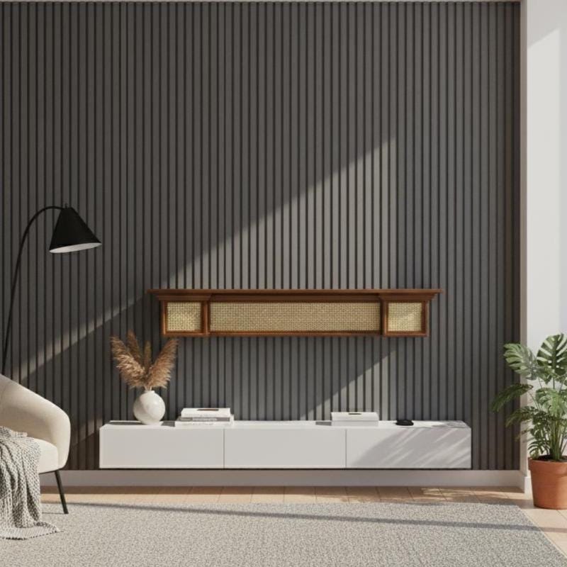 Ahşap Duvara Monte Raf