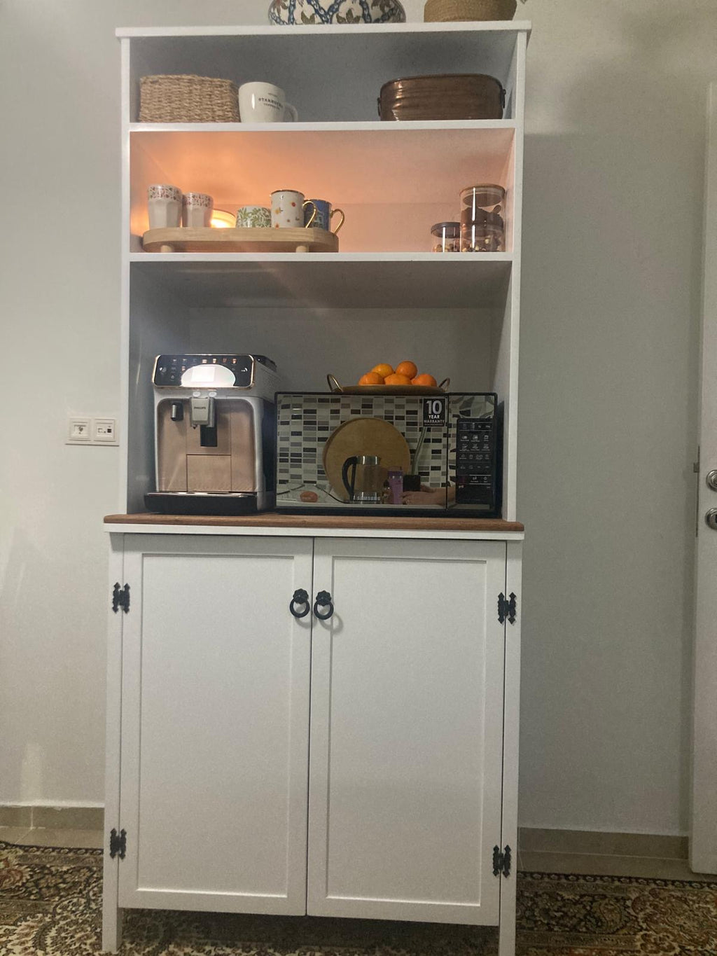 Kişiye Özel Tasarım Modern Masif Kahve Dolabı