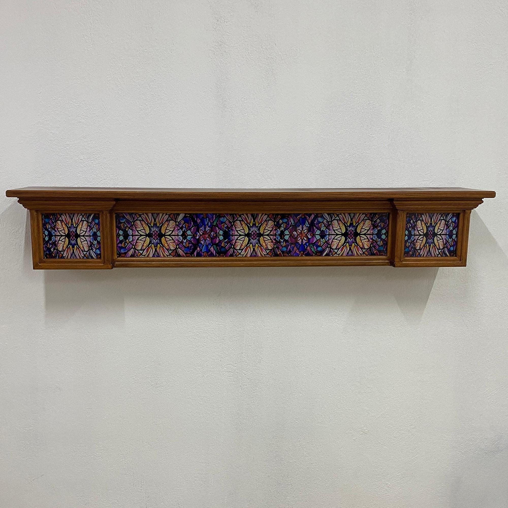 Ayous Ahşap Duvara Monte Raf (Konsol / Şömine Üstü Raf)