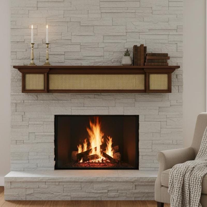 Ahşap Duvara Monte Raf