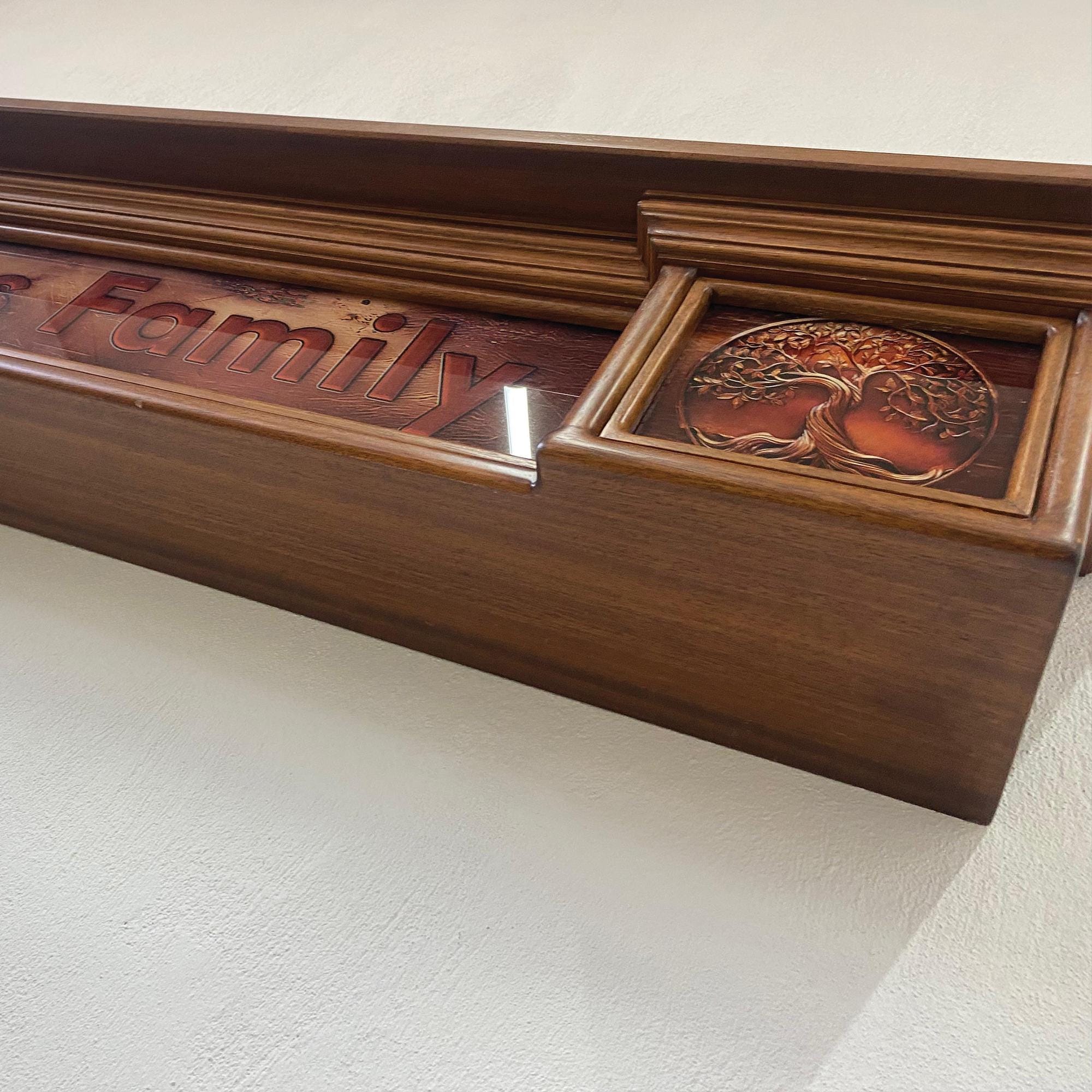 Ayous Ahşap Duvar Rafı (Yüzer Raf)