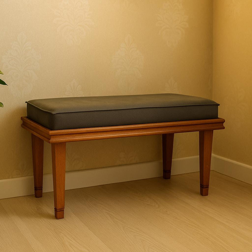 Ahşap Minderli Bench