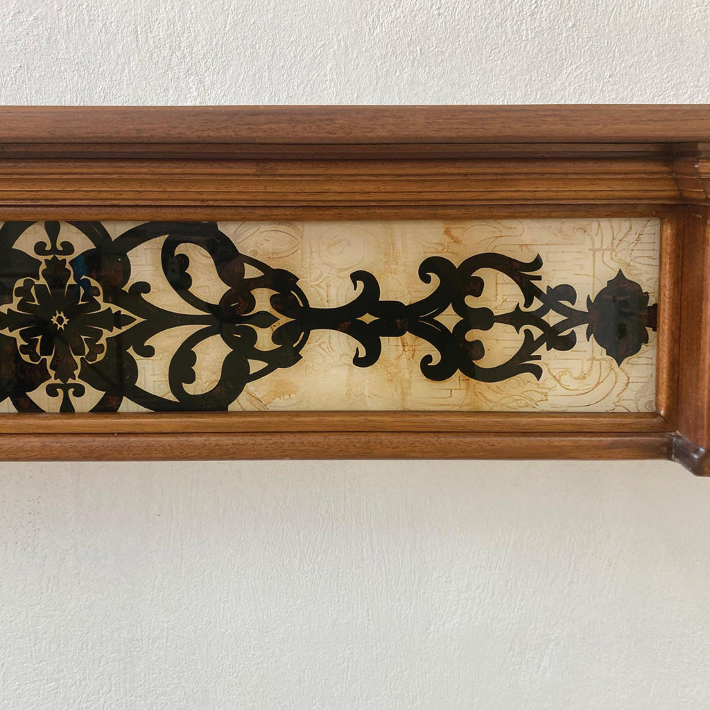 El Yapımı Ayous Ahşap Yüzer Raf