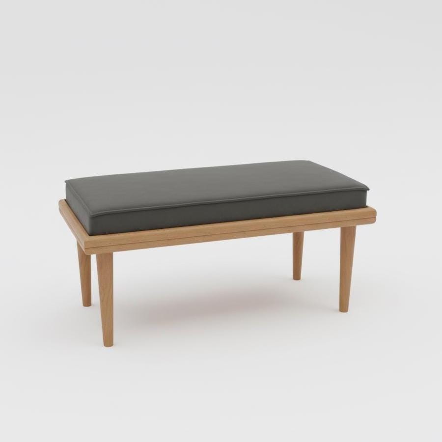 El Yapımı Ahşap Minderli Bench