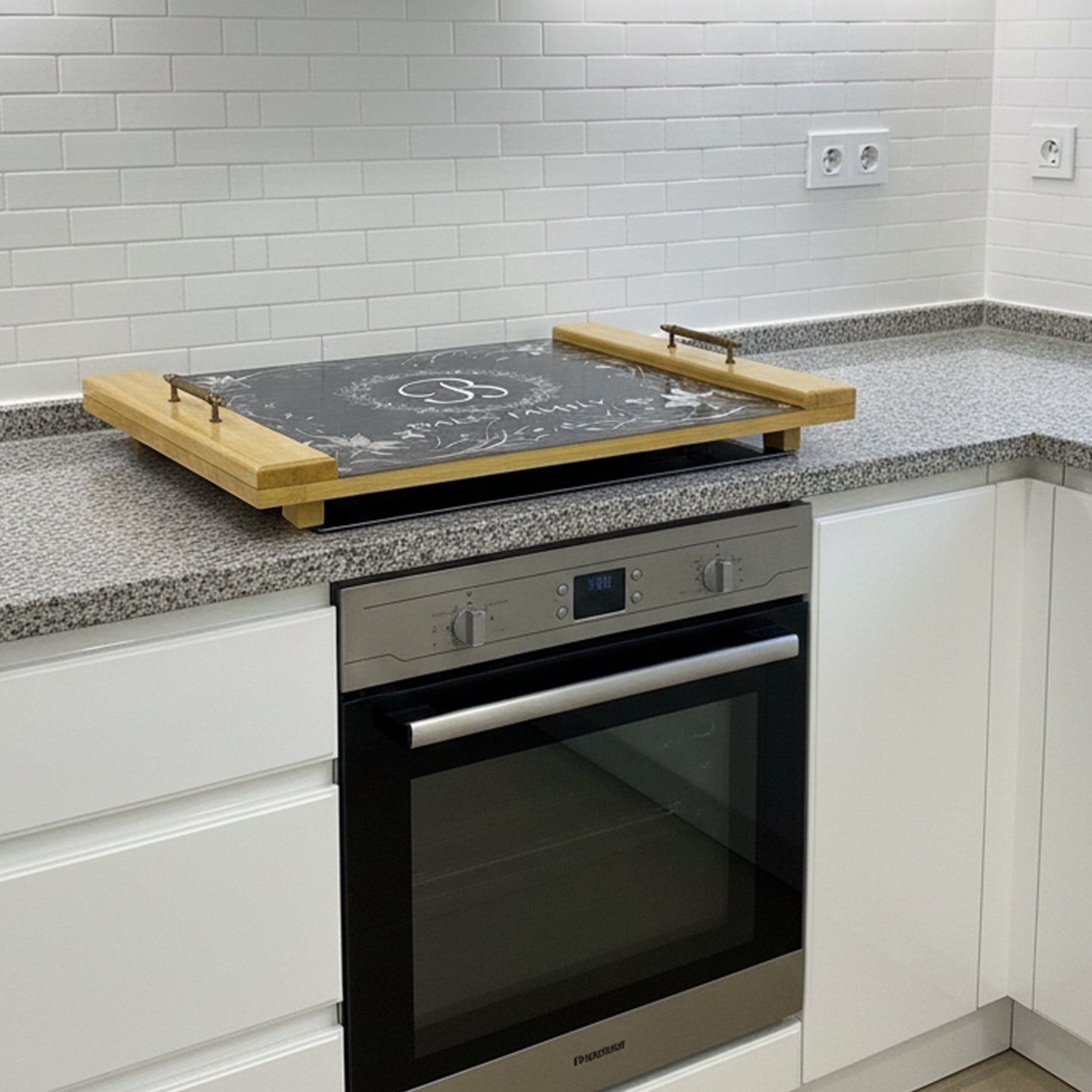 Kişiye Özel İstenilen Ebatta Üretilebilen Ahşap Ocak Kapağı