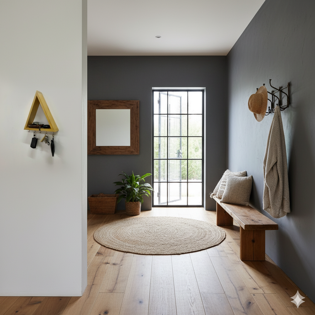 Duvar Tipi Ahşap Anahtarlık Askısı ve Organizatör