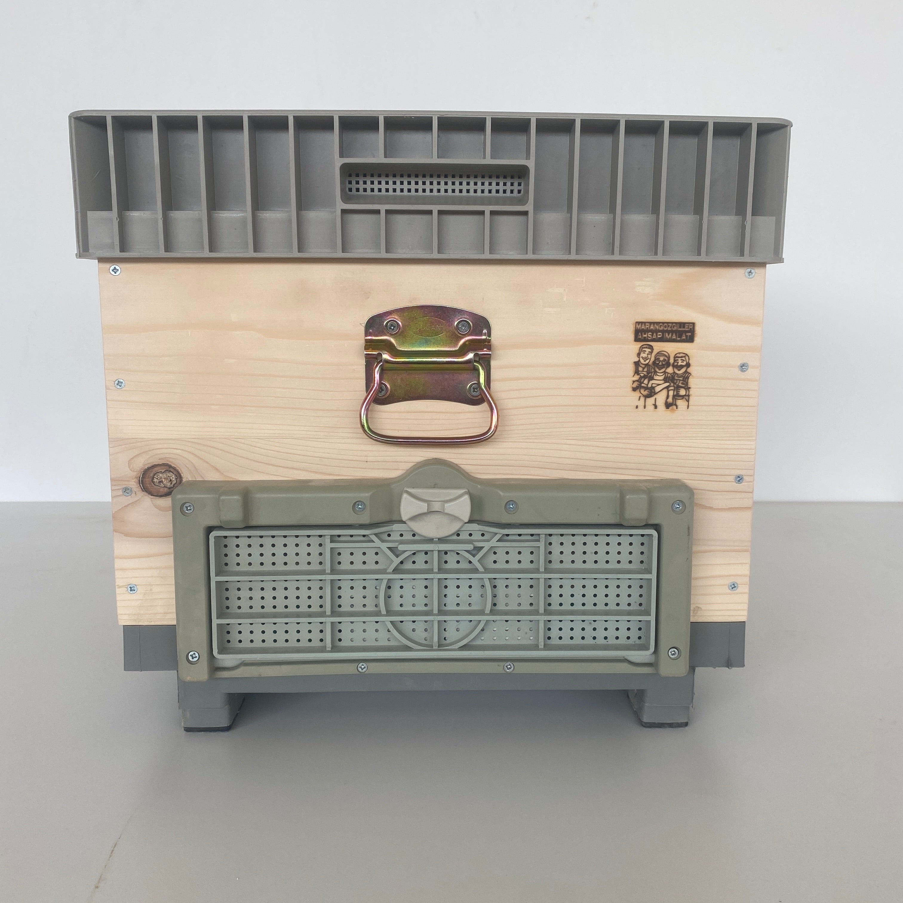 10 Çıtalı Tek Katlı Ahşap Arı Kovanı