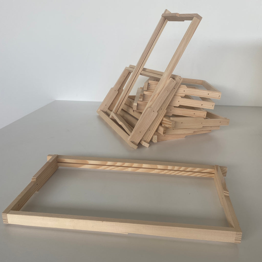 10 Çıtalı Tek Katlı Ahşap Arı Kovanı