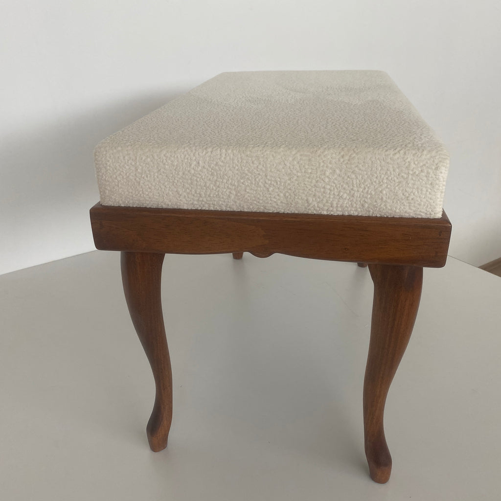 Marangozgiller Ceviz Rengi Birinci Sınıf Masif Ağaçtan Lükens Ayaklı Victorian Tarz Premium Bench