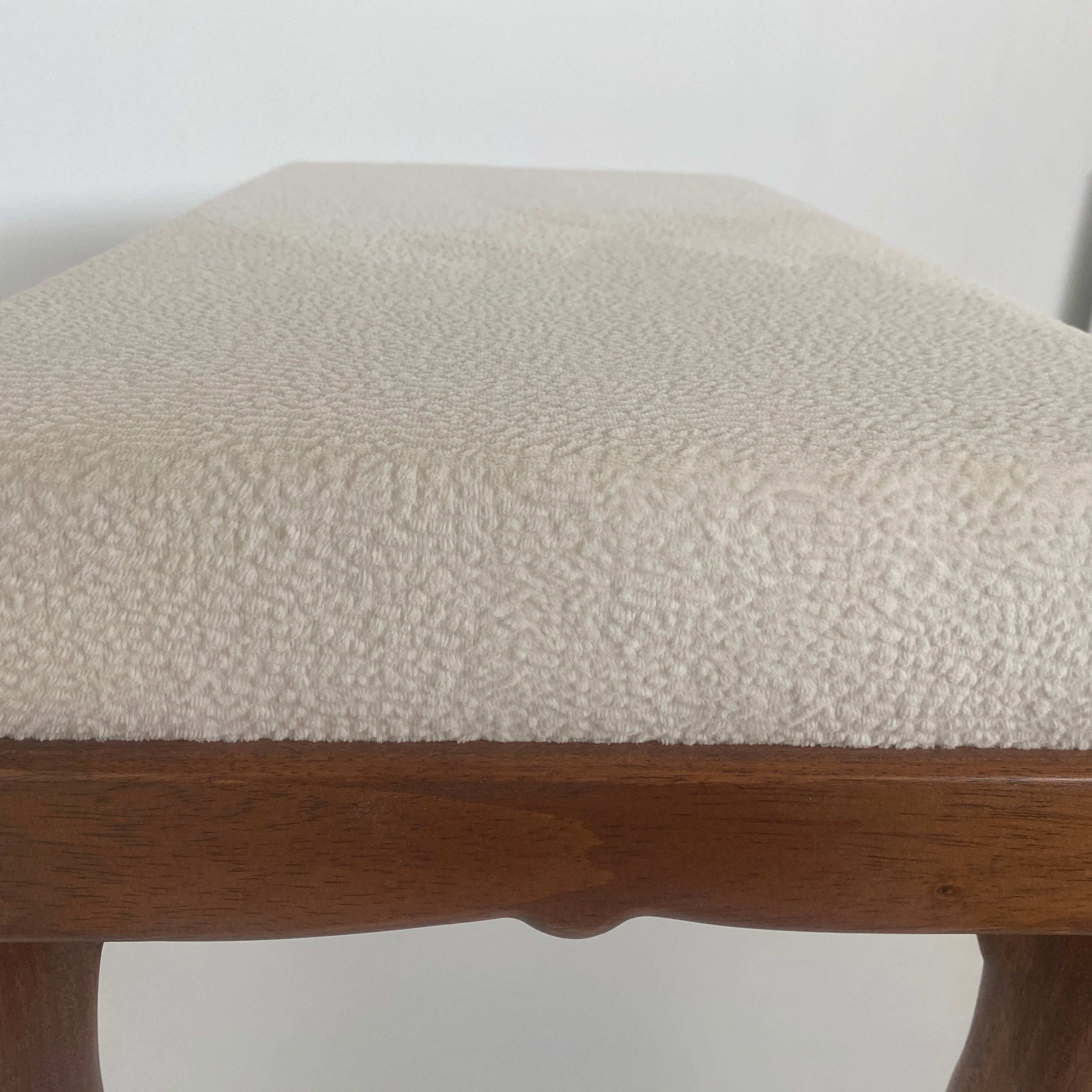 Marangozgiller Ceviz Rengi Birinci Sınıf Masif Ağaçtan Lükens Ayaklı Victorian Tarz Premium Bench