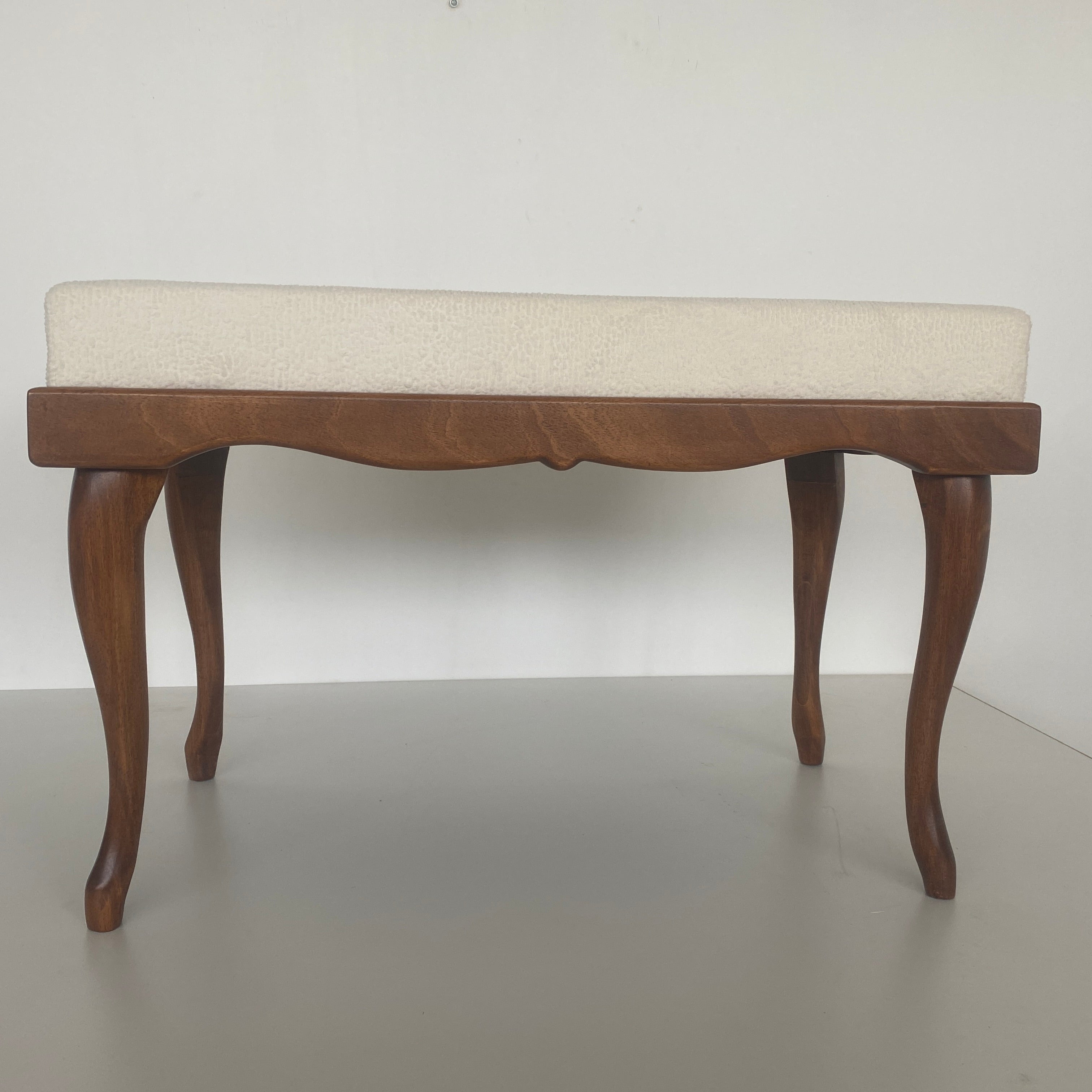 Marangozgiller Ceviz Rengi Birinci Sınıf Masif Ağaçtan Lükens Ayaklı Victorian Tarz Premium Bench