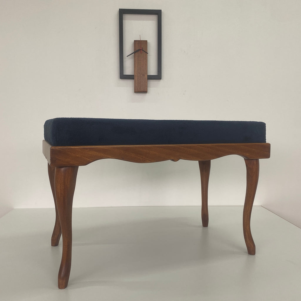 Marangozgiller Ceviz Rengi Birinci Sınıf Masif Ağaçtan Lükens Ayaklı Victorian Tarz Lüks Bench