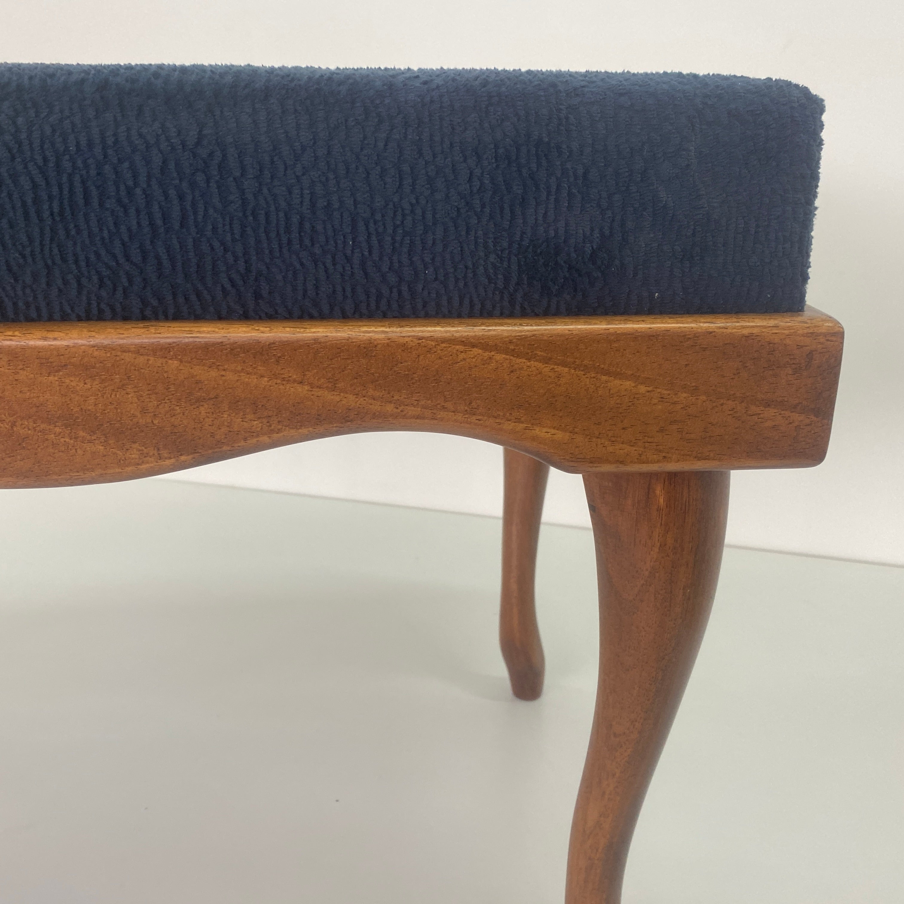 Marangozgiller Ceviz Rengi Birinci Sınıf Masif Ağaçtan Lükens Ayaklı Victorian Tarz Lüks Bench