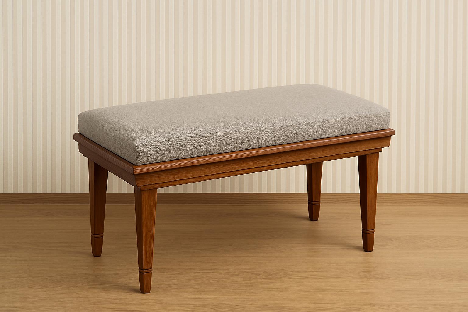 Ahşap Minderli Bench