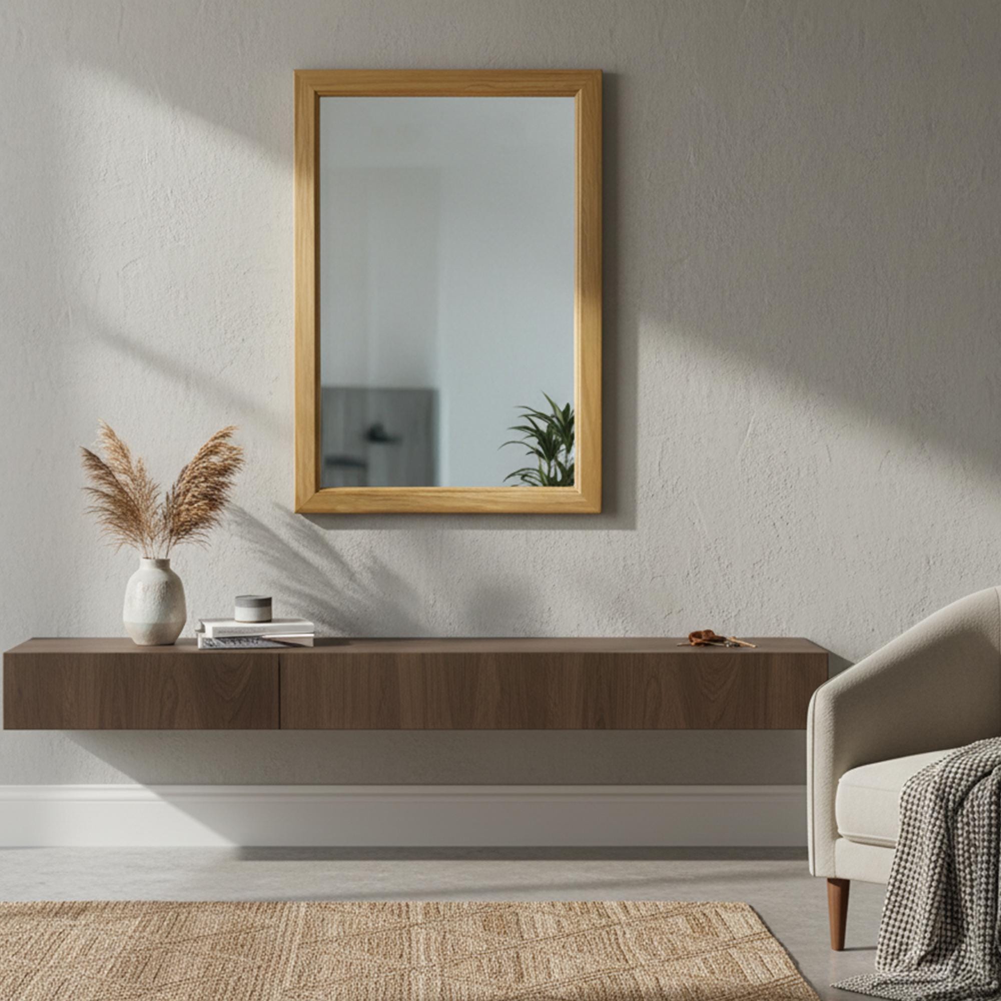 Kişiye Özel Ahşap Çerçeveli Ayna