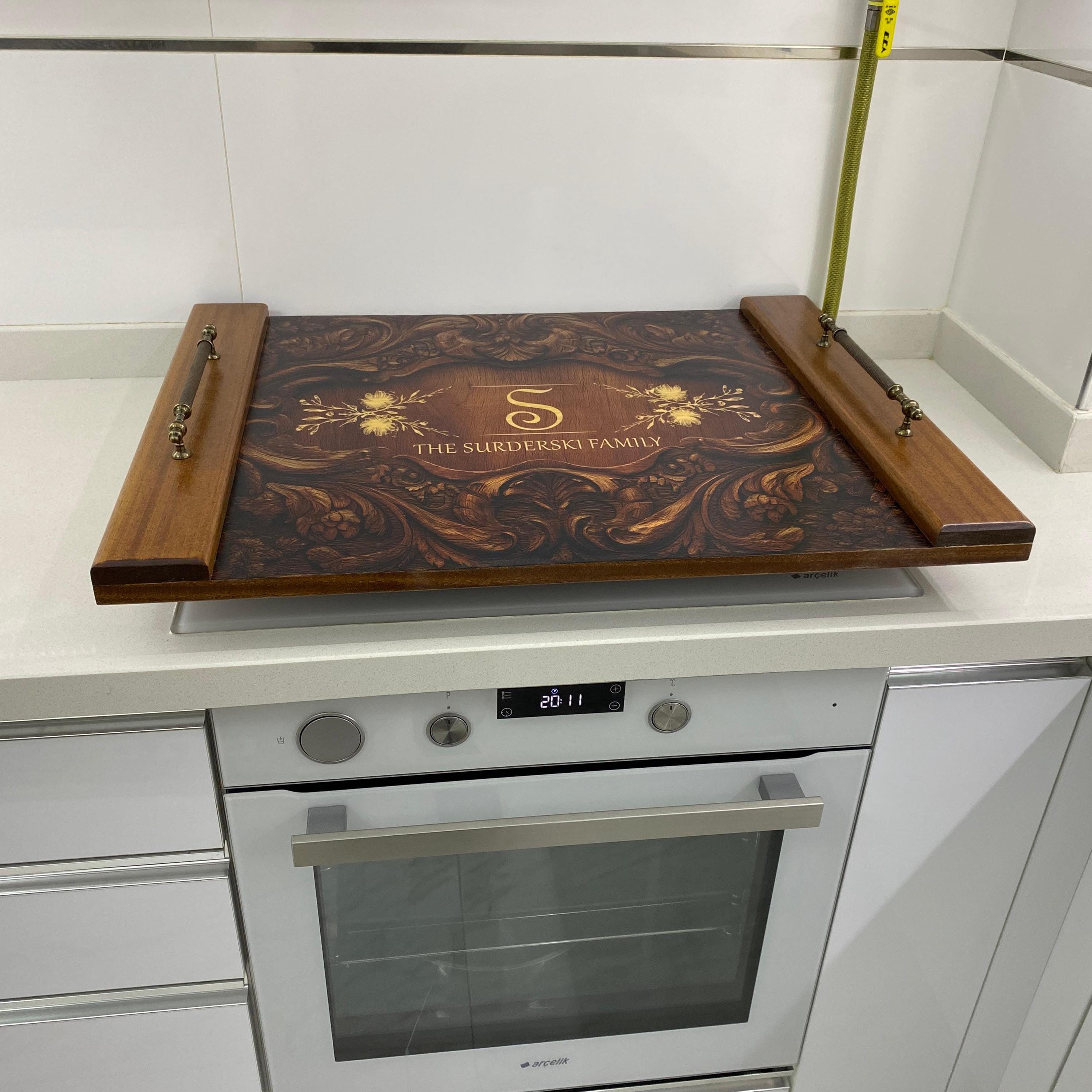 Kişiye Özel Ahşap Ocak Kapağı