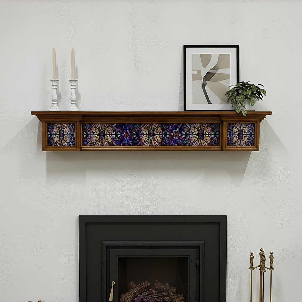 Ayous Ahşap Duvara Monte Raf (Konsol / Şömine Üstü Raf)