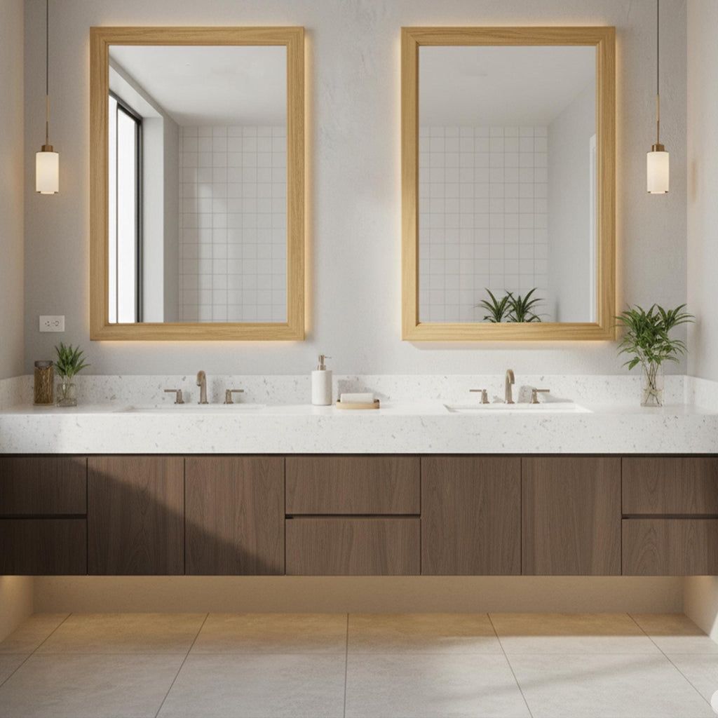 Kişiye Özel Ahşap Çerçeveli Ayna