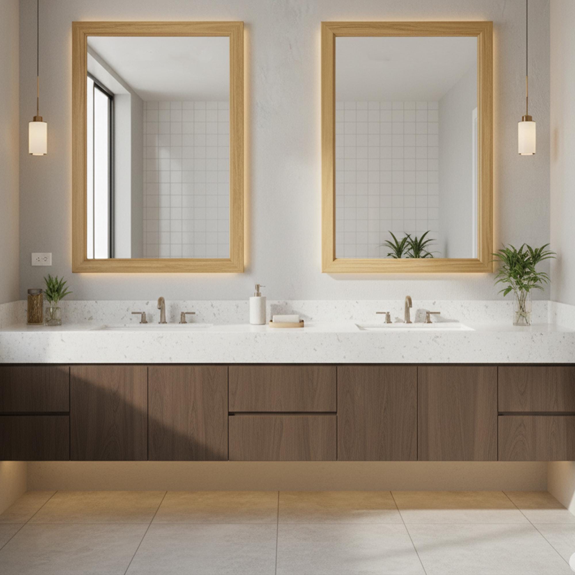 Kişiye Özel Ahşap Çerçeveli Ayna