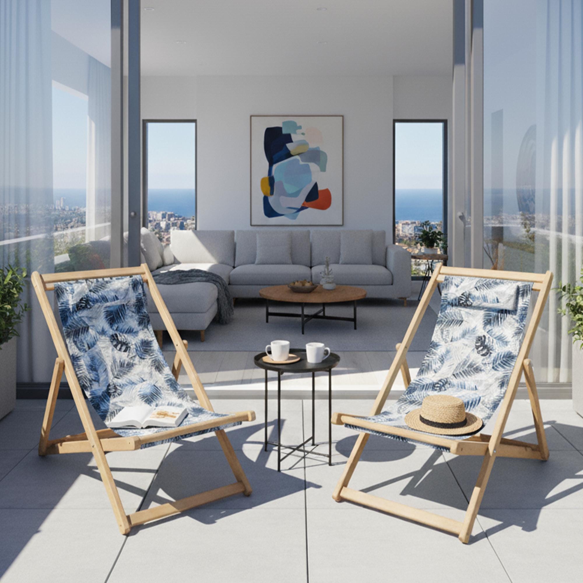 El Yapımı Ahşap Katlanır Plaj Sandalyesi