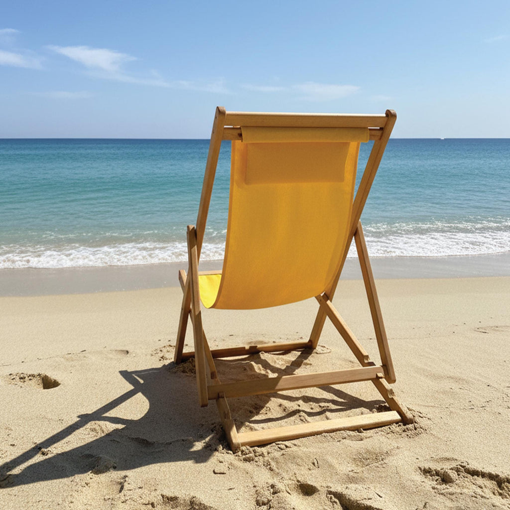 Ahşap Katlanır Plaj Sandalyesi