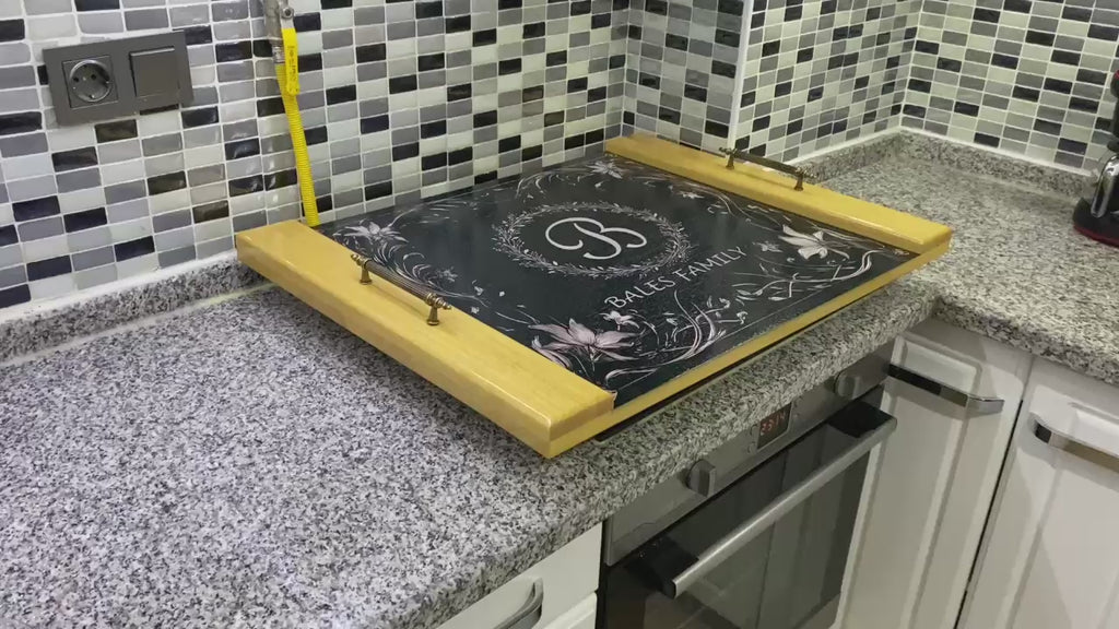 Kişiye Özel İstenilen Ebatta Üretilebilen Ahşap Ocak Kapağı